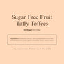 Andy Anand Sugar-Free European Fruit Taffy Toffees, 35 pc, 7 oz – Strawberry, Orange & Lemon, Gluten-Free, Diabetic-Friendly Gift Box