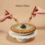Andy Anand Sugar-Free Blueberry Pie, 2.9 lb – Keto & Diabetic-Friendly, Whole Blueberries, Flaky Crust, No Added Sugar, Birthday Gift Box