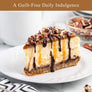Andy Anand Sugar-Free Turtle Cheesecake, 9-Inch, 2 lb – Caramel, Pecans & Dark Chocolate, Diabetic-Friendly, California Cream Cheese Gift