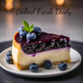 Andy Anand Sugar-Free Dunked Blueberry Cake, 2.5 lb – Keto & Diabetic-Friendly, Fresh Blueberry Juice Infused, No Preservatives Gift Box