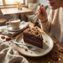 Andy Anand Caramel Pecan Cake, 9-Inch, 2.8 lb – Hand-Baked, Toasted Pecans, Caramel Drizzle, No Preservatives, Birthday & Holiday Gift