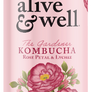 Rose Petal & Lychee Kombucha Organic - 6pk
