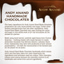 Andy Anand Assorted Belgian Chocolate Truffles Gift Box, 16 pc – Handmade Creamy Filled Gourmet Chocolates, Birthday & Holiday Gift Box