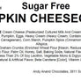Andy Anand Sugar-Free Pumpkin Cheesecake, 9-Inch, 2 lb – Real Pumpkin Spice, Diabetic-Friendly, No Preservatives, Fall & Holiday Gift