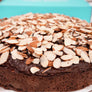 Andy Anand Chocolate Almond Cake, 9-Inch, 2.5 lb – Freshly Crafted, Luxuriously Creamy, Intense Chocolate & Almond Flavor, Birthday Gift Box