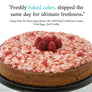 Andy Anand Sugar-Free Raspberry Coconut Chocolate Cheesecake, 9-Inch, 2.6 lb – Chocolate Truffles, Diabetic-Friendly, Birthday Gift Box