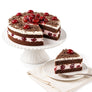 Andy Anand Sugar-Free Black Forest Cake, 2.8 lb – Authentic German Chocolate Cherry Gateau, Keto & Diabetic-Friendly, Birthday Gift Box