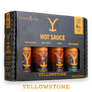 Yellowstone Hot Sauce Variety Pack 4 Bottles