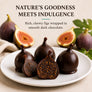 Andy Anand Vegan Belgian Dark Chocolate Figs, 24 pc β 60% Cocoa Butter, Dairy-Free, Handcrafted in California, Birthday & Valentine's Gift