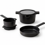 Nesting Ceramic Nonstick Cookware Set, 5-Piece