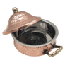 Handmade Hammered Red Copper Tajin with Stainless Steel Core - 4.7 Inch