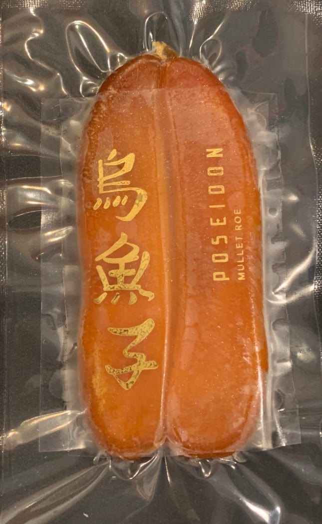 Poseidon Whole Bottarga from Taiwan 烏魚子- Hand Made- Natural traditional dehydration (3.5 ~ 4.58 oz)