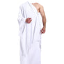 Ihram for men 2 piece cotton Hajj and Umrah towel set in white, 43 x 86 inches