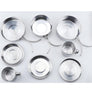 Mayitr 8Pcs Stainless Steel Outdoor Camping Picnic Pot Pan Kit Camping Backpacking Hiking Cookware Set High quality