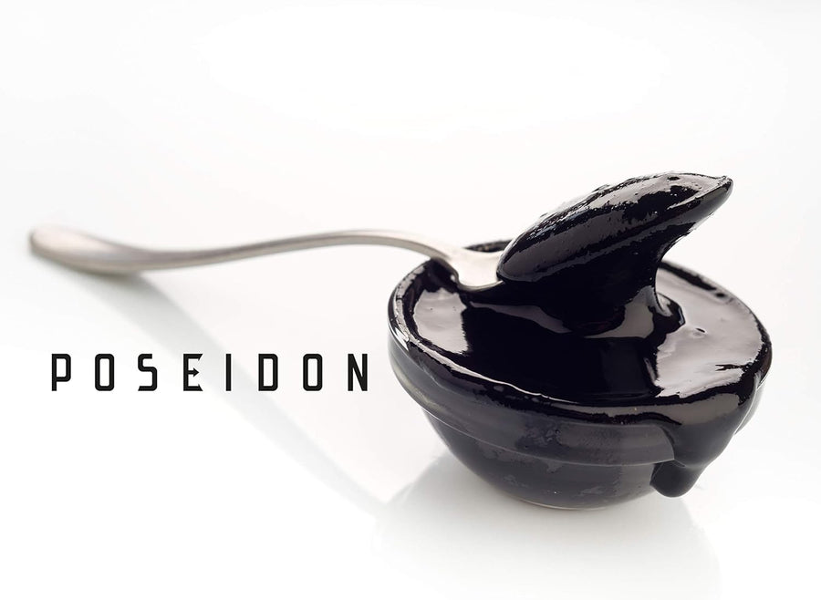 Poseidon Cuttlefish Squid Ink, Tinta Calamar, Nero di seppia, 0.7 oz ea jar from Sardinia Italy