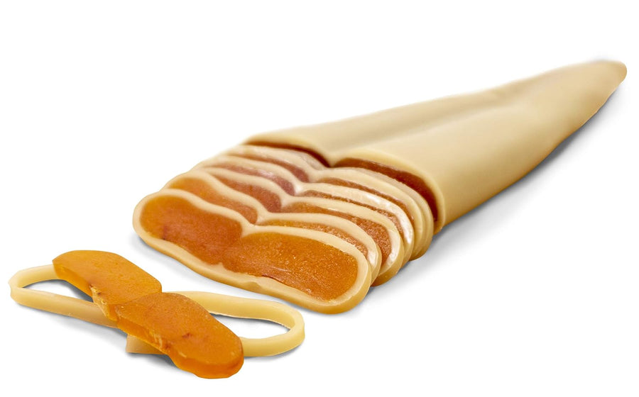Bottarga Gold - Bottarga di Muggine - Dried Mullet Fish Roe - Italian Bottarga Style - Made From Wild Caught Mullet Fish from St. Cathrina - Organic Beeswax Covered 3.5 oz