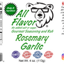 All Flavor Rosemary Garlic