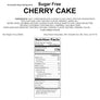 Andy Anand Sugar-Free Dunked Cherry Cake, 9-Inch, 2.9 lb – Keto & Diabetic-Friendly, Cherry Juice Soaked, No Preservatives Birthday Gift
