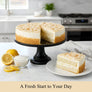 Andy Anand Sugar-Free Coconut Lemon Mousse Cake, 3 lb – Keto & Diabetic-Friendly, Freshly Baked, No Preservatives, Birthday Gift Box