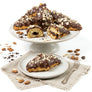 Andy Anand Dark Chocolate Almond Croissant Cake, 10 pc, 2 lb – Hand-Baked, Buttery Flaky Pastry, Toasted Almonds, Gourmet Birthday Gift Box