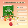 Andy Anand Sugar-Free Lollipops, 29 ct, 8.8 oz – Natural Fruit Flavors, Keto, Vegan, Gluten-Free & Dye-Free, Birthday & Holiday Gift Box