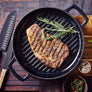 Enameled Cast Iron Grill Pan, 11"