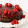 Andy Anand Sugar-Free Raspberry Chocolate Cake, 9-Inch, 2.8 lb – Real Chocolate Truffles, Monk Fruit Sweetened, Diabetic-Friendly Gift Box