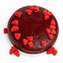 Andy Anand Chocolate Raspberry Cake, 9-Inch, 2.8 lb – Real Chocolate Truffles, Luxuriously Creamy, Birthday, Wedding & Anniversary Gift Box