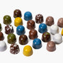 Andy Anand Sugar-Free Monet Chocolate Truffles & Pralines, 25 pc – 60% Cacao, Keto & Diabetic-Friendly, Luxury Birthday & Holiday Gift Box