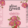 Rose Petal & Lychee Kombucha Organic - 6pk