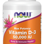 Vitamin D-3 50,000 IU Max Potency