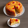 Andy Anand Vegan Gluten-Free Pineapple Upside-Down Cake, 9-Inch, 2.4 lb – Dairy-Free, Caramelized Pineapple, No Preservatives, Birthday Gift
