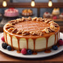Andy Anand Vegan Gluten-Free Caramel Walnut Cake, 9-Inch – Dairy-Free, Real Walnuts & Caramel Drizzle, No Preservatives, Birthday Gift