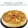 Andy Anand Sugar-Free Baklava Cheesecake, 9-Inch, 2.8 lb – Turkish & California Fusion, Diabetic-Friendly, No Preservatives, Birthday Gift