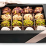 Andy Anand No Sugar Added Natural Truffles, 16 pc – Pistachio, Hazelnut & Coconut, Chocolate-Free, Keto & Diabetic-Friendly Gift Box