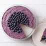 Andy Anand Sugar-Free Blueberry Lemon Mousse Cake, 2.6 lb – Keto & Diabetic-Friendly, Tangy Lemon Ganache, No Preservatives, Birthday Gift