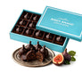 Andy Anand Vegan Belgian Dark Chocolate Figs, 24 pc – 60% Cocoa Butter, Dairy-Free, Handcrafted in California, Birthday & Valentine's Gift