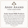 Andy Anand Sugar-Free 60% Cacao Belgian White Chocolate Bars, 3 pc – Stevia Sweetened, Keto & Diabetic-Friendly, Birthday & Holiday Gift