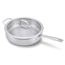 5-Ply Stainless Sauté Pan with Lid, 4-Qt