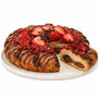 Andy Anand Sugar-Free Strawberry Chocolate Croissant Cake, 2.5 lb – Keto & Diabetic-Friendly, Flaky Laminated Pastry, Birthday Gift Box