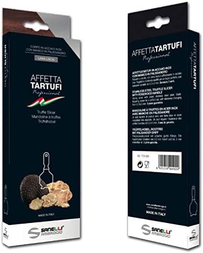 Italia Tartufi Truffle Slicer, One Size, Brown with Silver