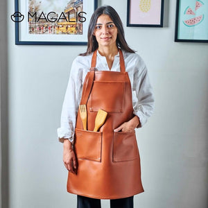 Magalis - Handcrafted Premium Synthetic Leather Apron, Exclusively Made in Egypt