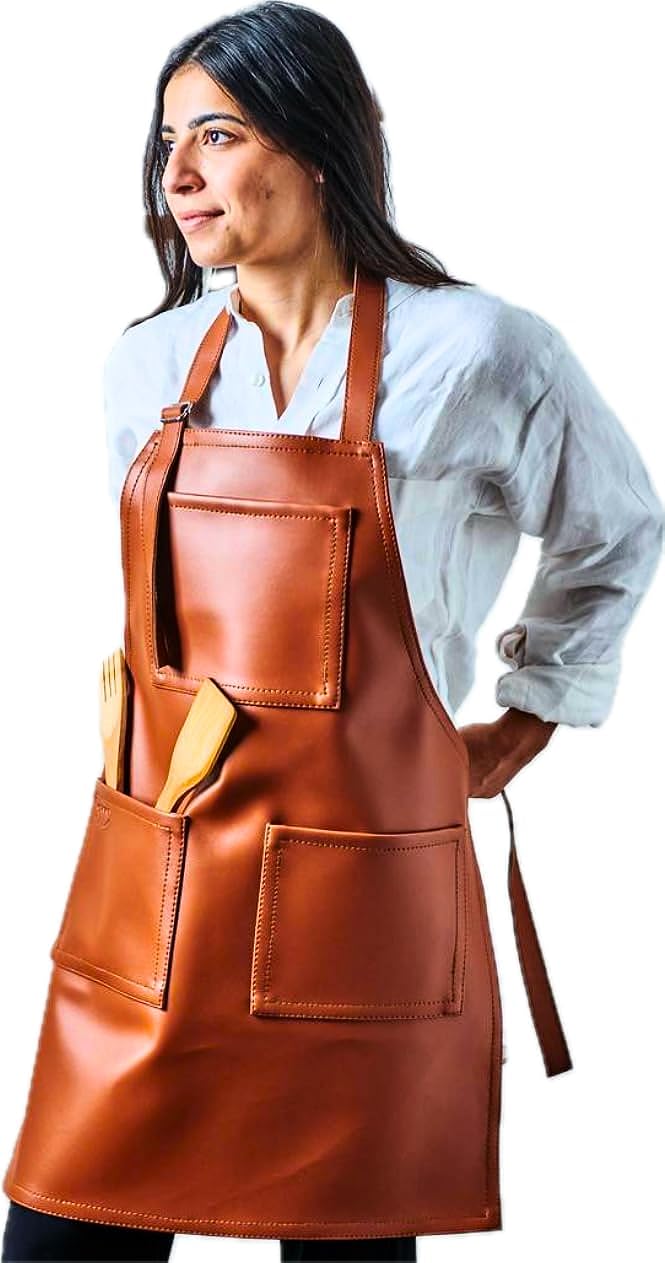 Magalis - Handcrafted Premium Synthetic Leather Apron, Exclusively Made in Egypt