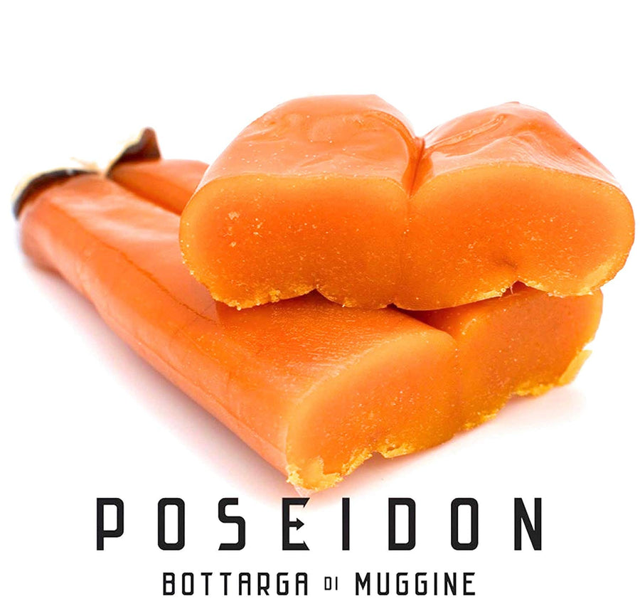 Poseidon Bottarga Superfood Of The Mediterranean From Sardinia Made In Italy 2.46 ~ 3.5 oz