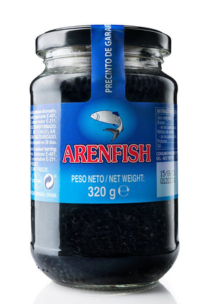 Eurocaviar - Shikran - Smoked Herring Black Caviar Pearls 11.99 oz [340 g] [Premium Caviar Alternative]