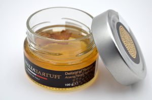Italia Tartufi - Acacia Honey with Truffles 3.52 oz (100 gm) Product of Italy