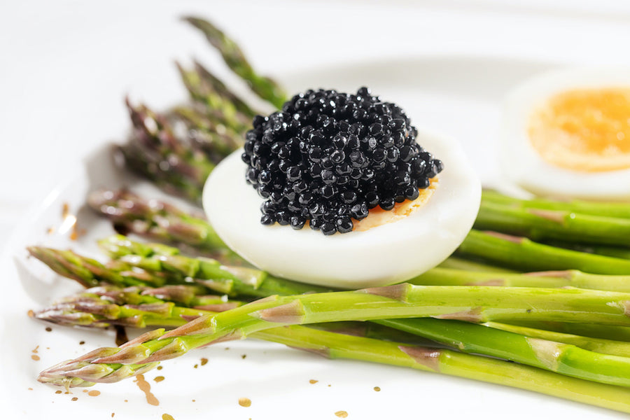 Eurocaviar - Shikran - Pack: 3 x 0.88 oz. Mullet Roe  Black + Mullet Roe Red + Smoked Salmon Pearls
