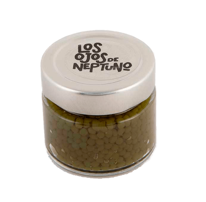 Eurocaviar - Vegan - Black Caviar Pearls of Seaweeds "Eyes of Neptune", 2.64 oz - KOSHER