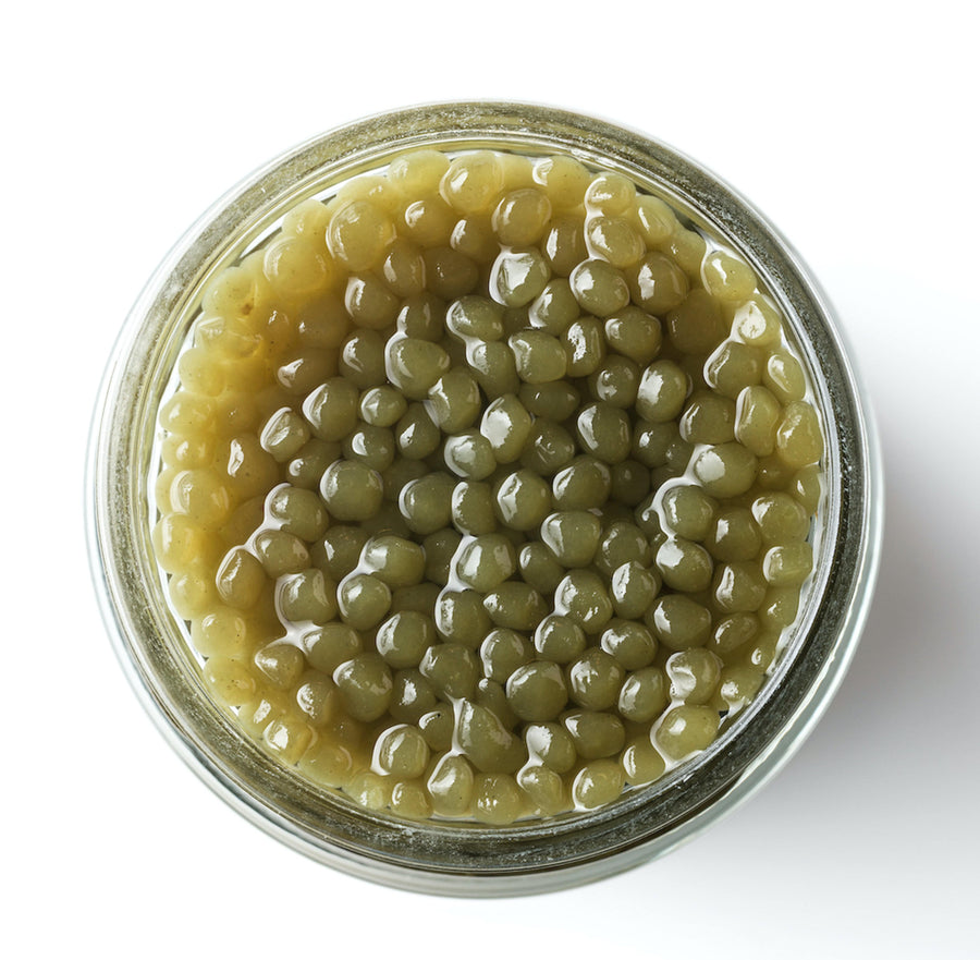 Eurocaviar - Vegan - Black Caviar Pearls of Seaweeds "Eyes of Neptune", 7 oz - KOSHER