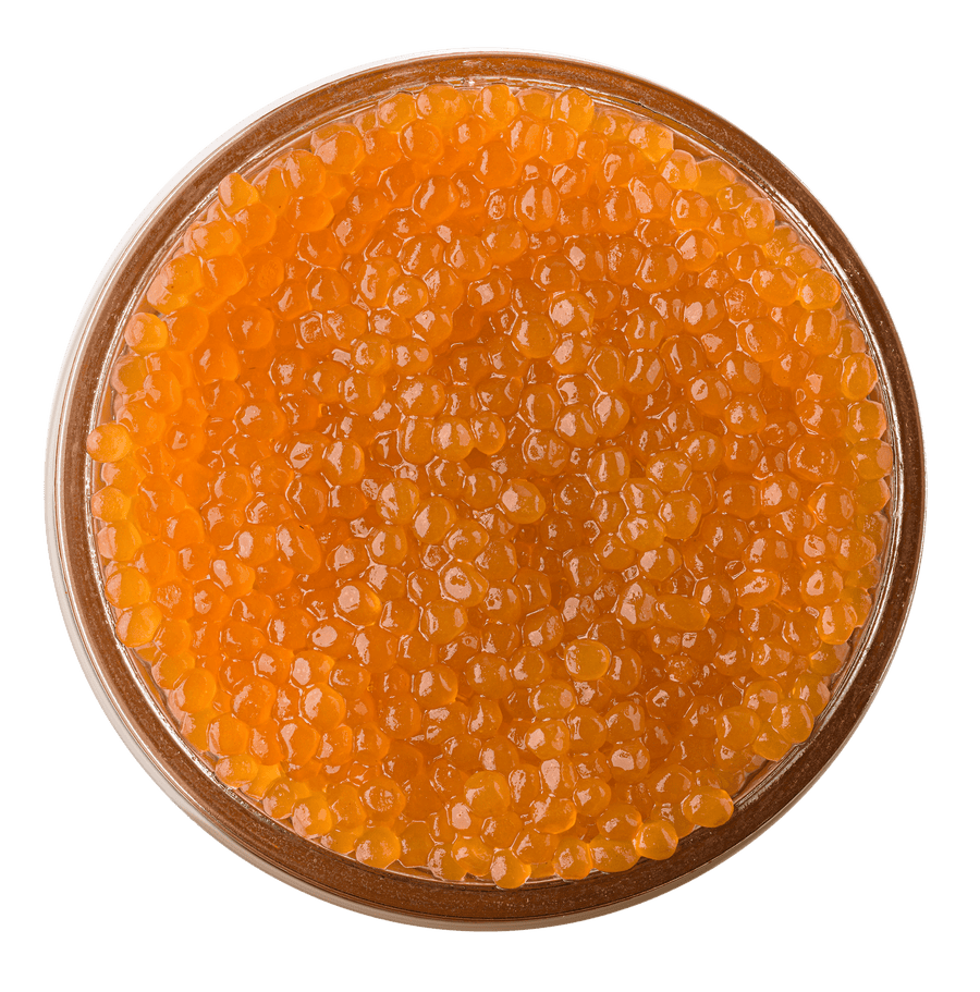 Poseidon - Caviar Pearls of Bottarga 3.5 oz [100 g] Made from Deluxe Bottarga of Sardinia [Italy] [Premium Caviar Alternative] Kosher